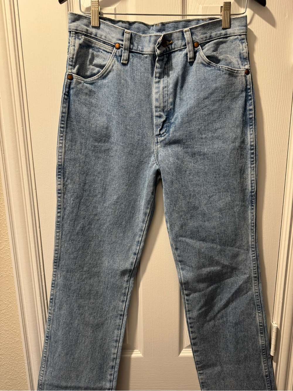Wrangler Light Blue Straight-Leg Jeans